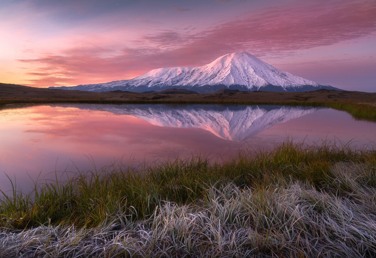 Утро на Камчатке. Фото: Александр Кукринов, участник фотоконкурса РГО "Самая красивая страна"