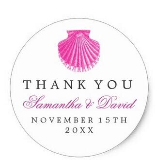 Этикетка круглая морская