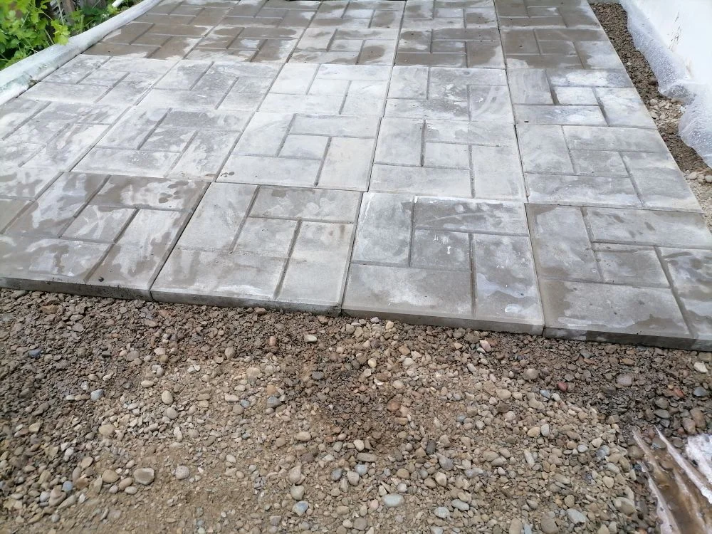 Площадка в процессе строительства, фото автора