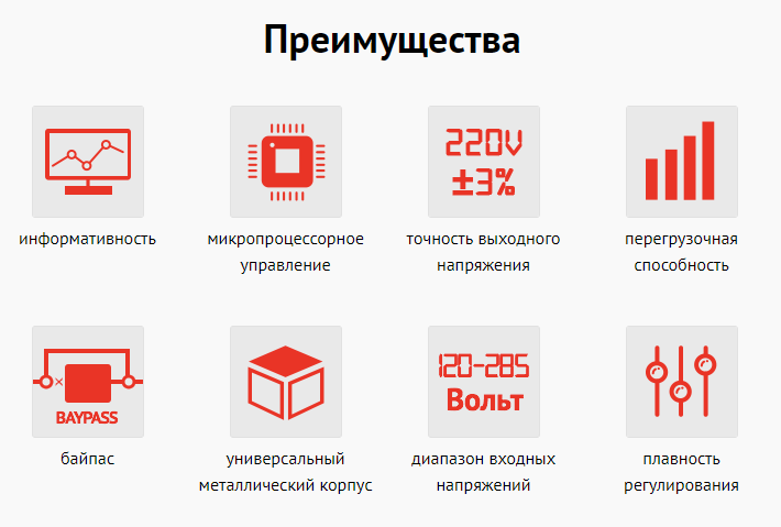 Преимущества электромеханических стабилизаторов