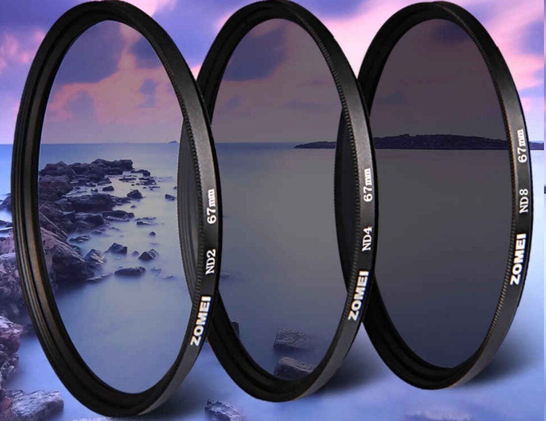 Нейтральные светофильтры (zomei ND2/4/8)