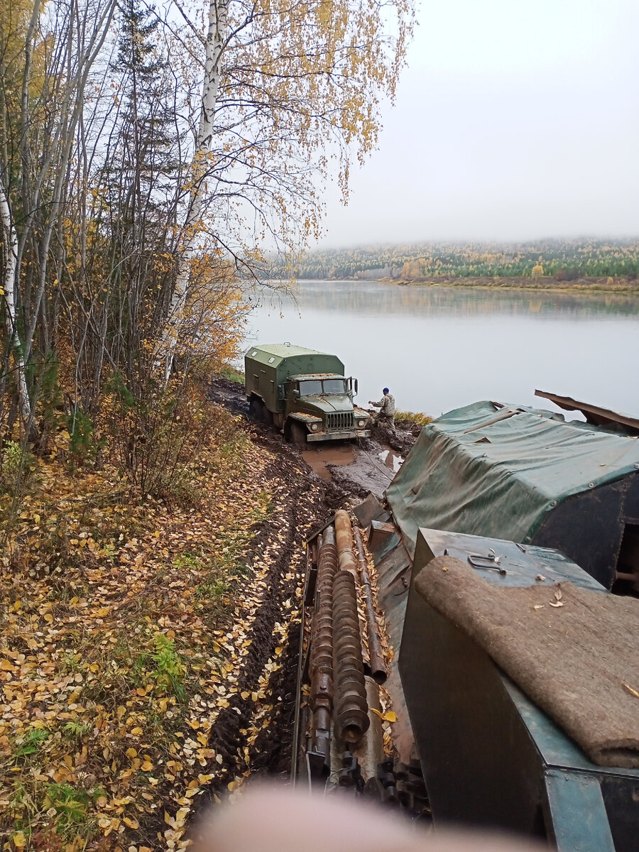 Переезд с участка на участок.