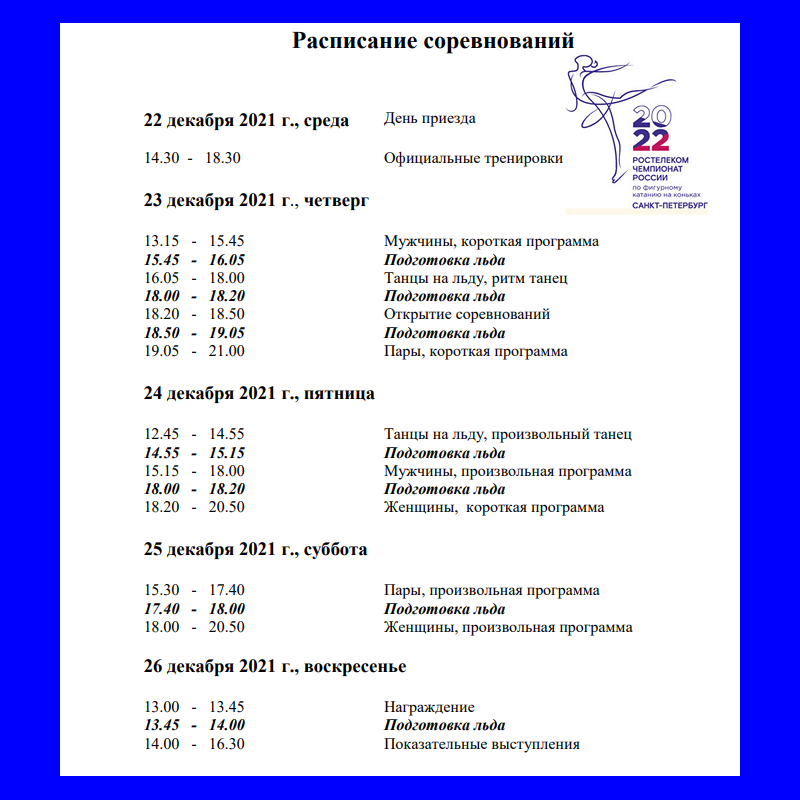Чр расписание. Чемпионат России по фигурному катанию 2022 расписание. Фигурное катание расписание соревнований. Рацион питания фигуристов. Расписание чемпионата России по фигурному катанию 2022 2023