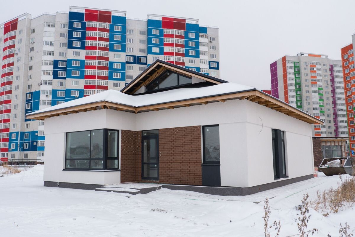 Дом из газобетонного блока Поревит в Тюмени