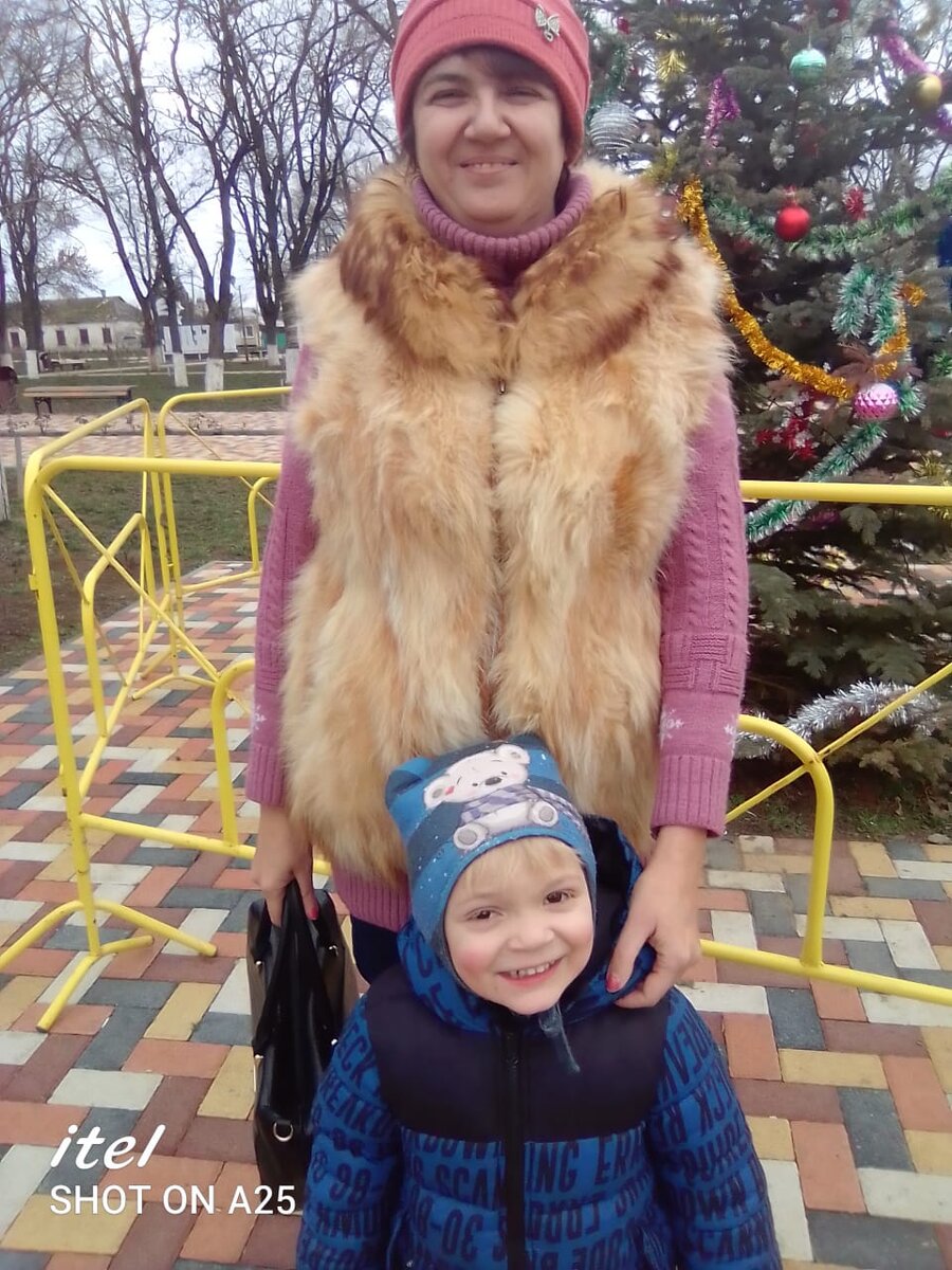 Первый день года. Прогулка в парке