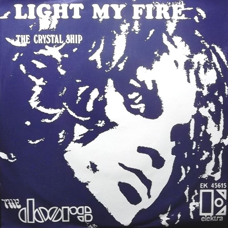 Обложка сингапурского сингла "Light My Fire" американской рок-группы The Doors