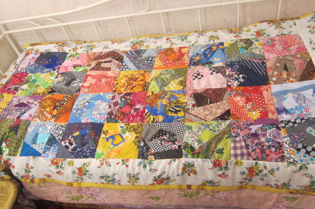 DIY Шитье лоскутного одеяло. / Пэчворк идея / Квилтинг для начинающих / Швейный проект одеяло.