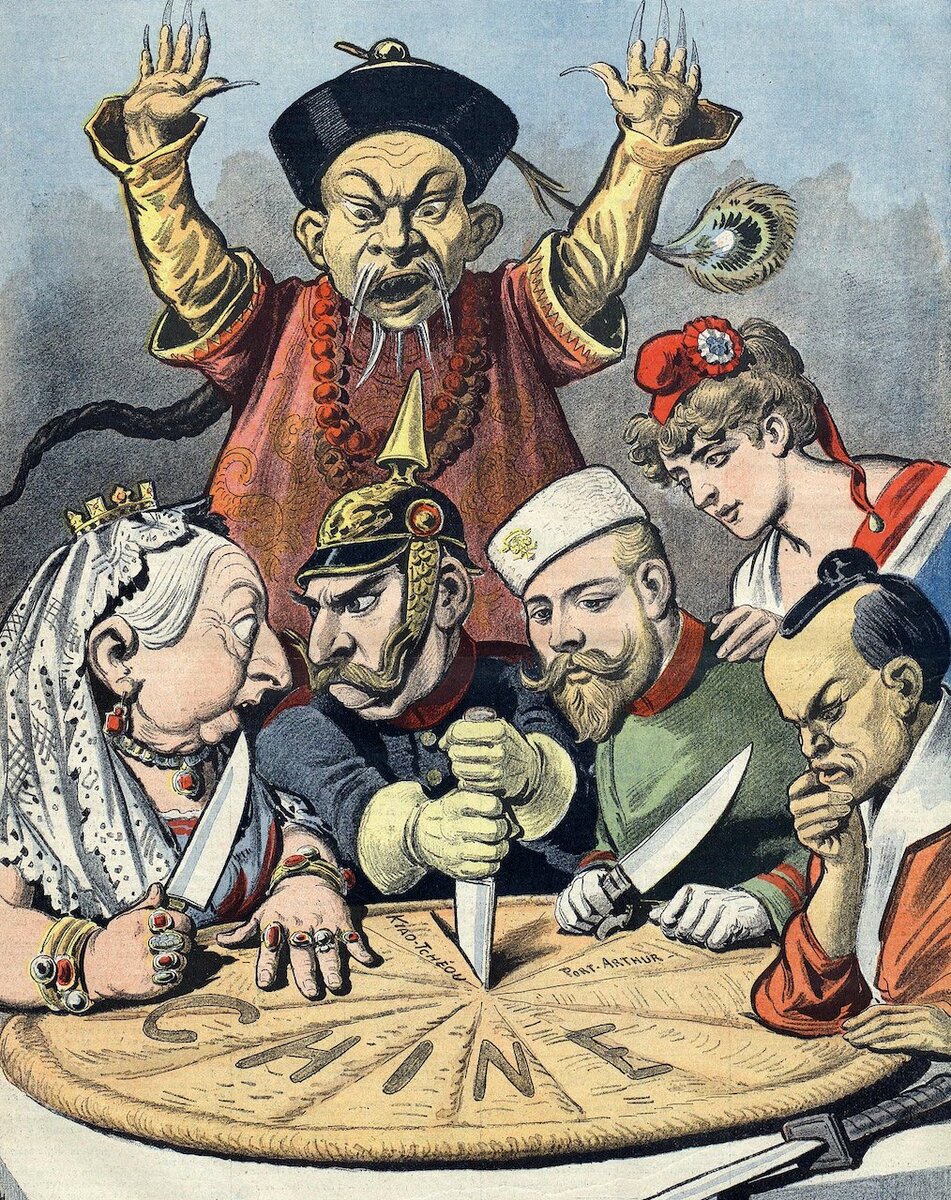Раздел Китая. Французская карикатура 1890-х годов. Источник: wikipedia.org 