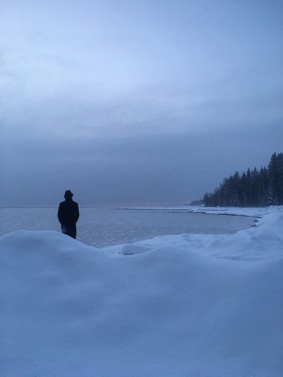 берег Ладожского озера.