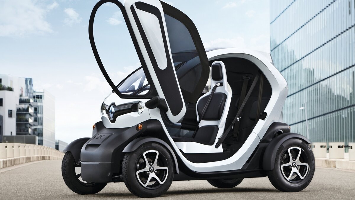 Renault Twizy - бесшумный и экологичный городской автомобиль