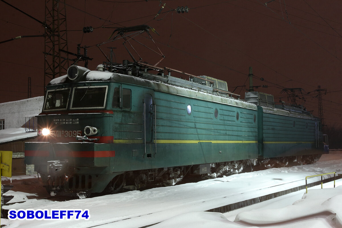 Электровоз ВЛ11М-309. Станция Владимир Горьковской железной дороги. Март 2011 года