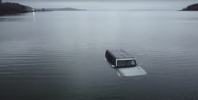 Ford Bronco утопили