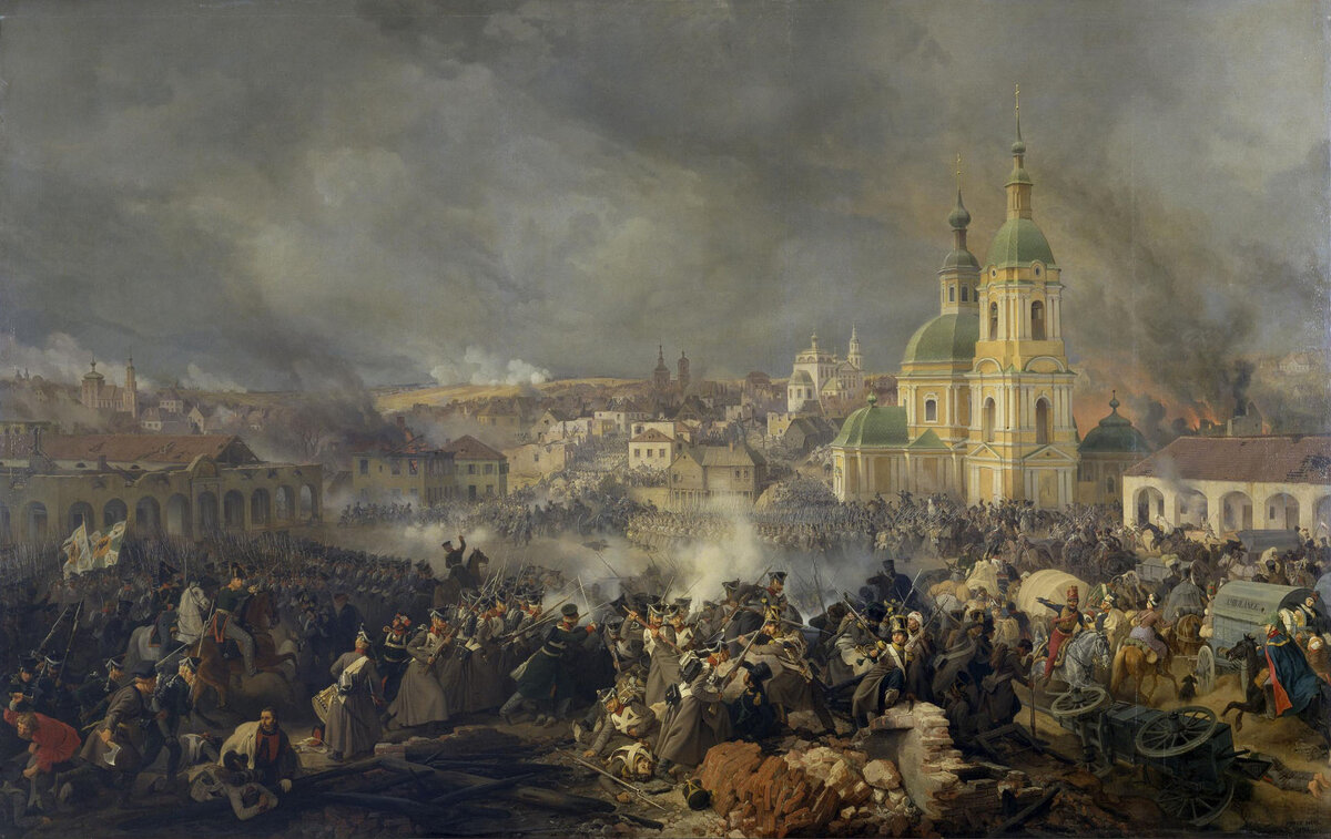 Петер фон Гесс. Битва под Вязьмой, 1812