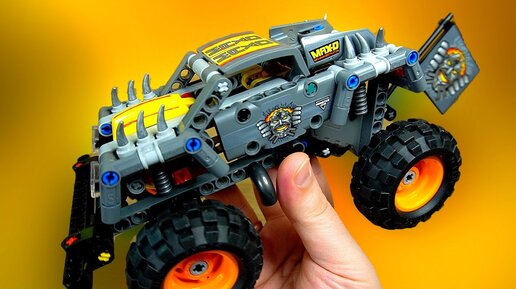 МАКСИМАЛЬНОЕ РАЗРУШЕНИЕ Лего Техник или как жена купила сыну лучший Lego Technic Monster Jam 42119