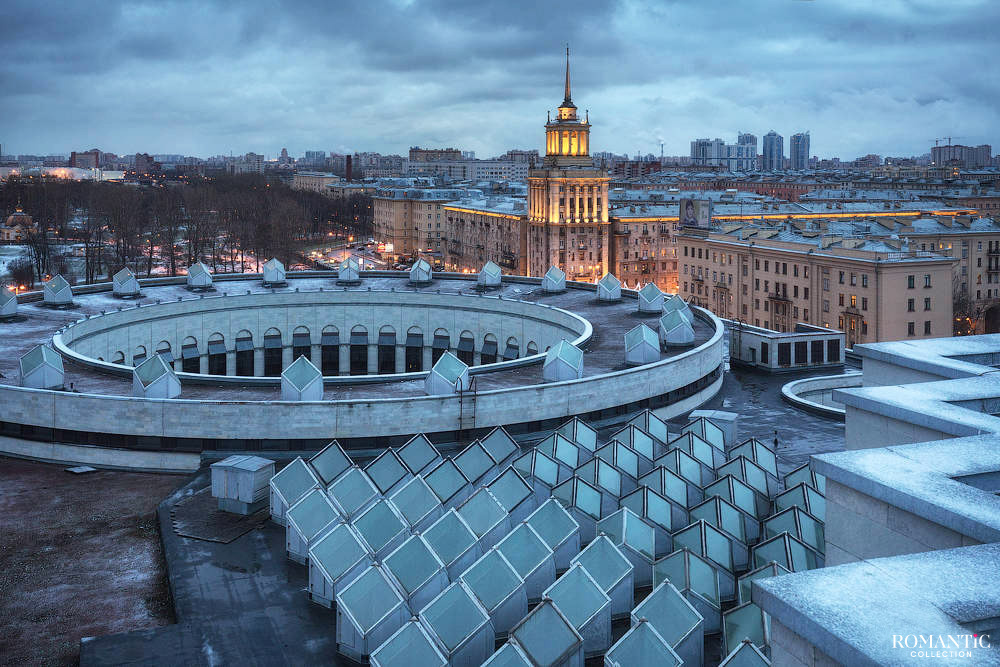 Крыша нового здания РНБ