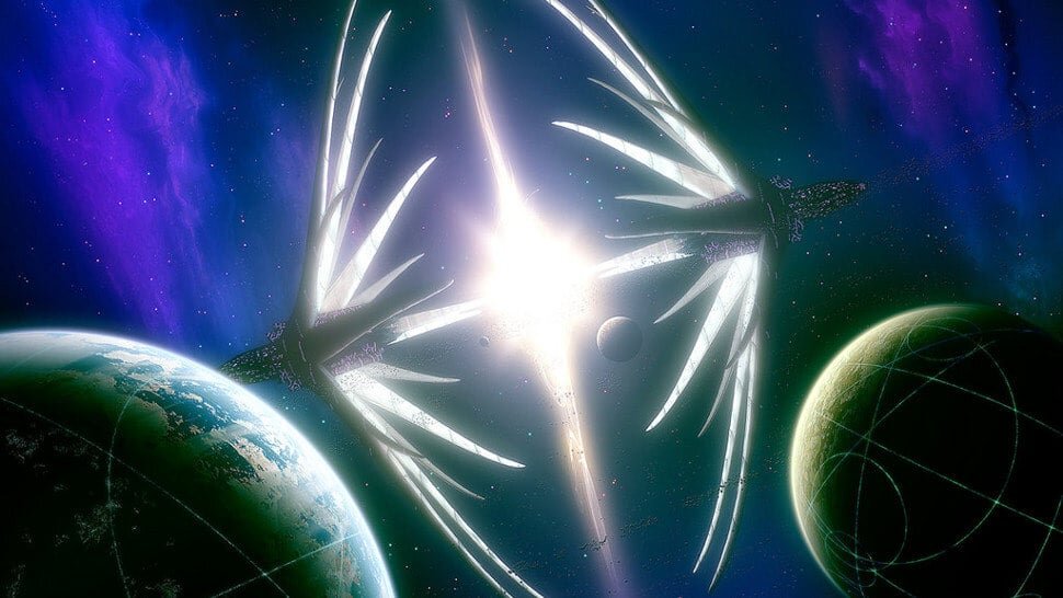    Двигатель Шкадова, одна из предполагаемых мегаструктур, типичных для внеземных цивилизация высокого уровня / ©Wikimedia Commons