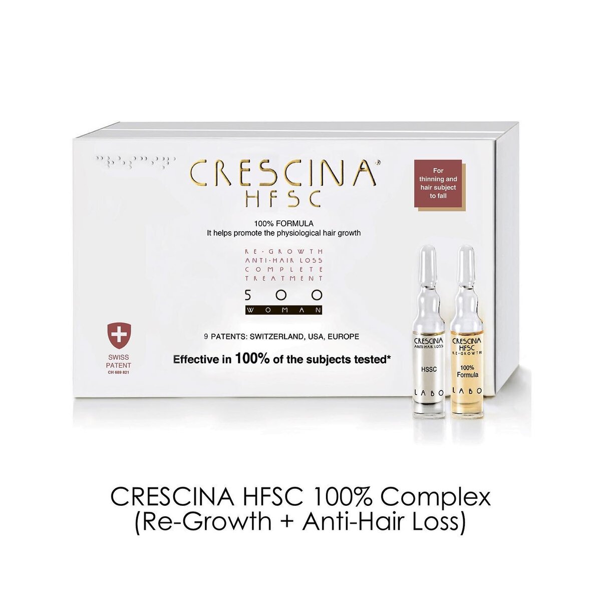 Crescina Complex 500 - ампулы против выпадения и для роста волос