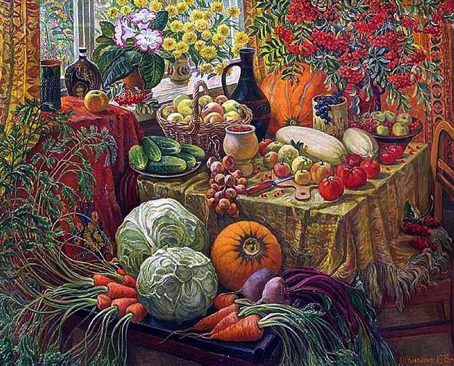 «Наш урожай», художник Любовь Качалина