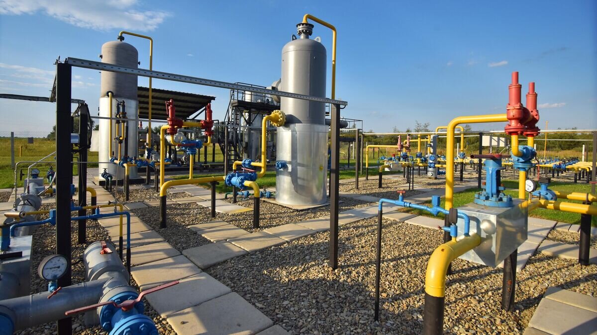    Комплекс подготовки экспортного газа на Украине© РИА Новости / Стрингер