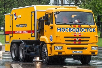    Машина "Мосводостока" в Москве ©Ю. Иванко Сайт мэра Москвы