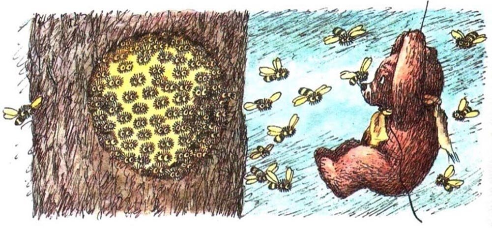 Книжная иллюстрация того же сюжета.