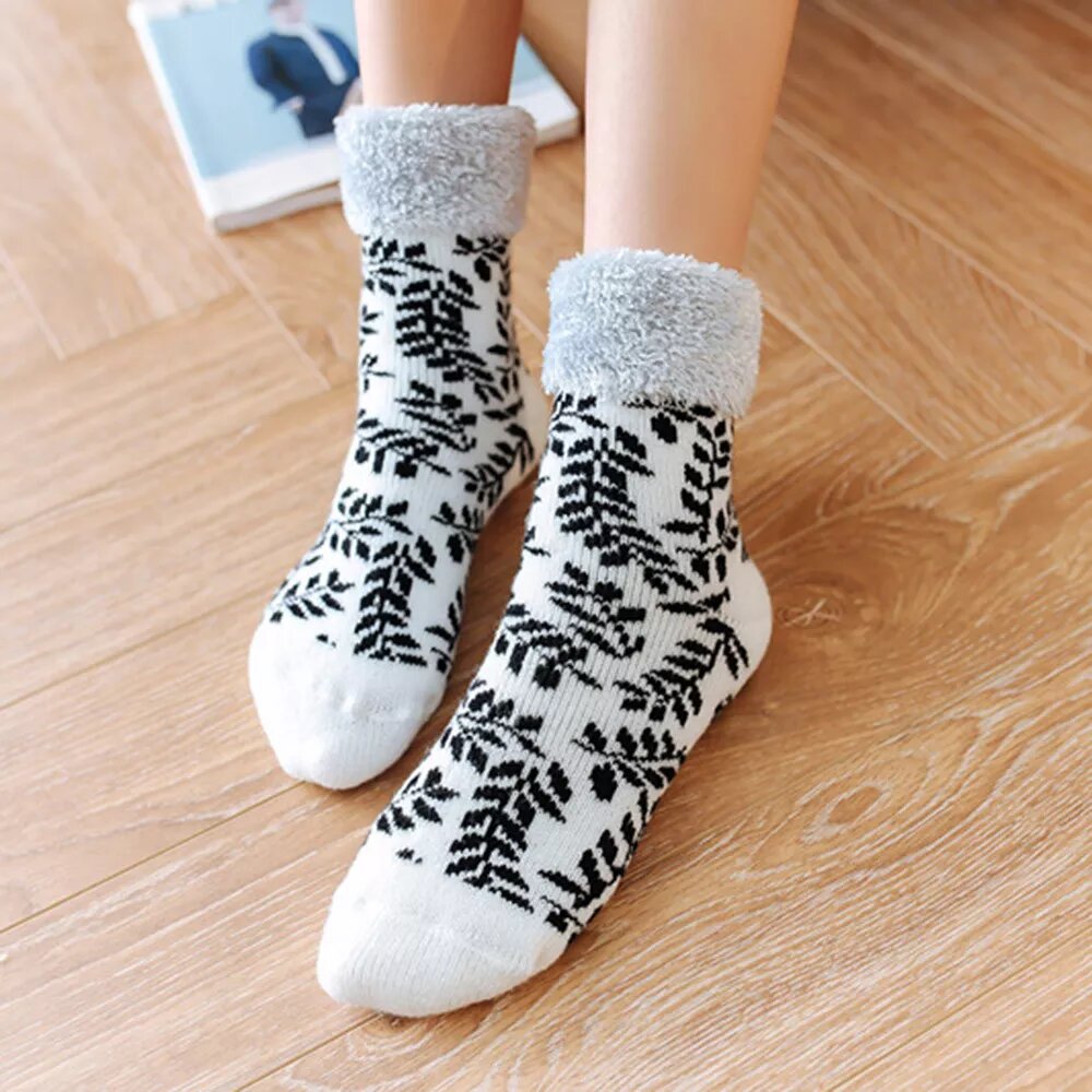 Теплые зимние носки
