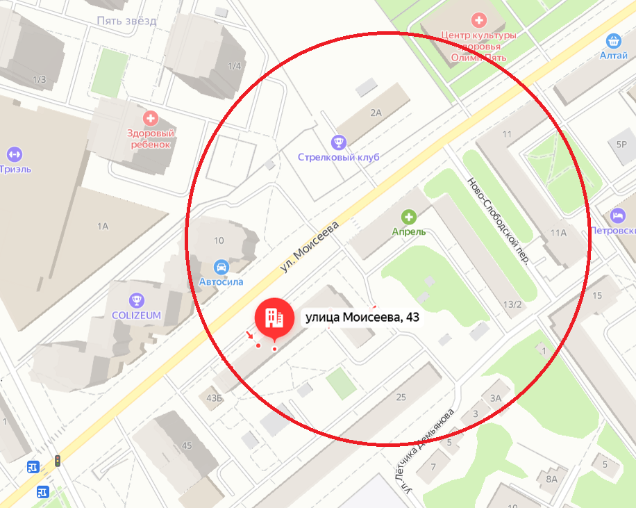    Участок, которого коснутся ограничения. Данные «Яндекс. Карт»