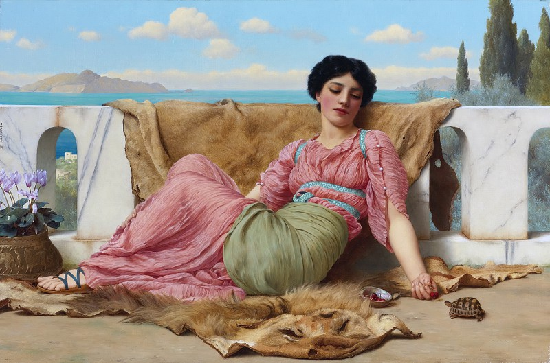 Дж. Годвард "Тихий любимец" (1906). Изображение из открытых источников