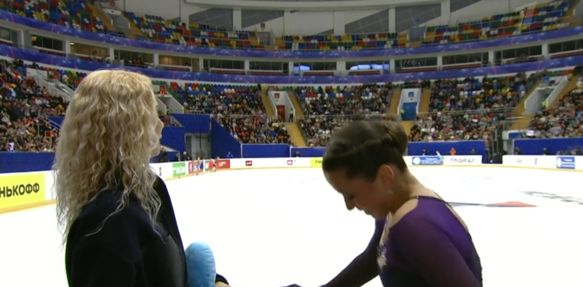 В Московском "Мегаспорте" ситуация со зрителями была не такая плачевная как в "Айсберге". Но даже с понижением цен на билеты верхний ярус остался не заполненным. Источник фото: официальный сайт первого канала.