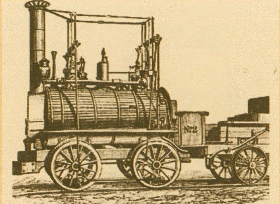 Первый паровоз стефенсона