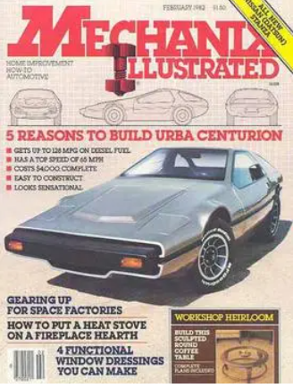 Обложка Mechanix Иллюстрированная копия 1982 года