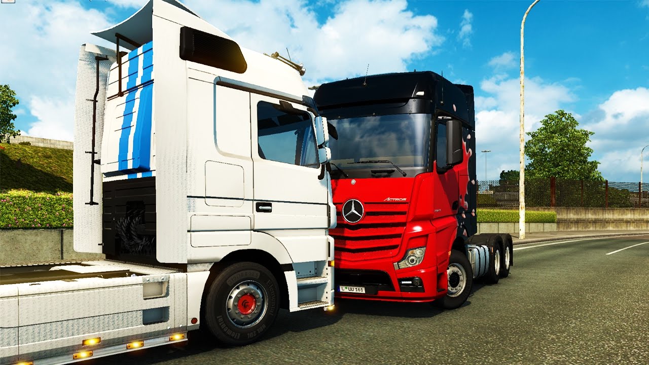 Пьяный Водитель Фуры - Аварии в Euro Truck Simulator 2