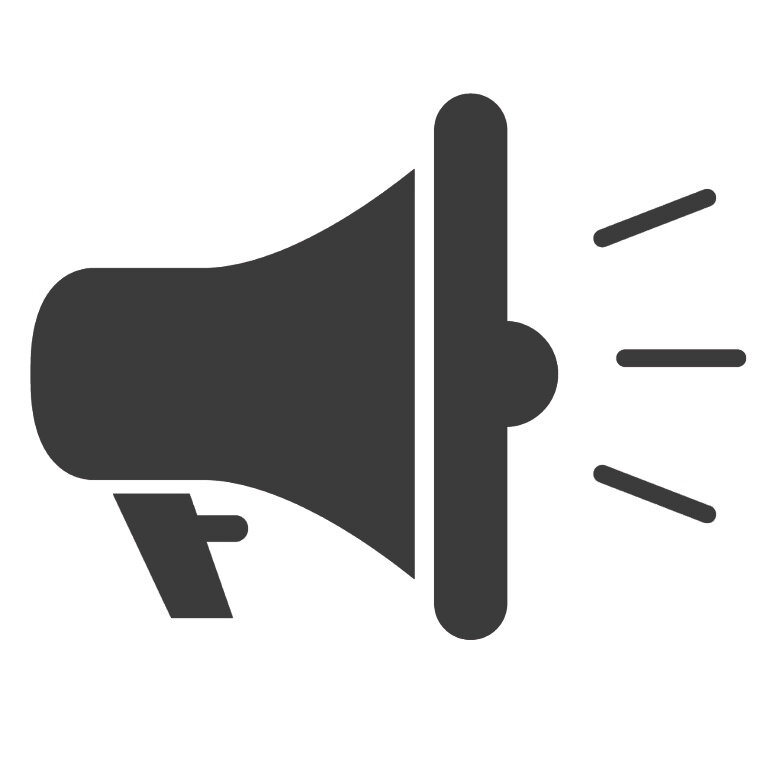 Значок рекламы для презентации