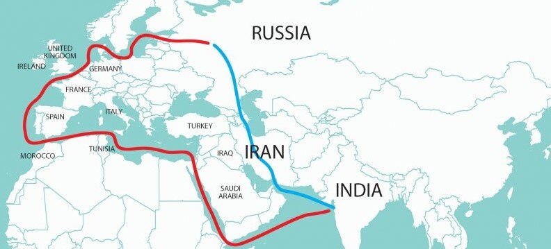 Проект канала из каспийского моря в персидский залив на карте мира