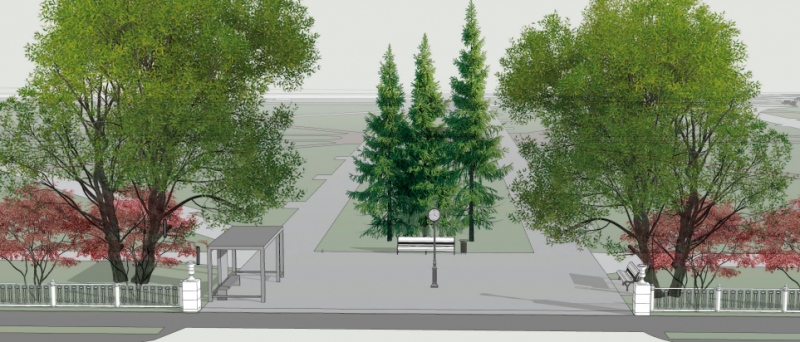 Вот так будет выглядеть Первомайский сквер после завершения благоустройства