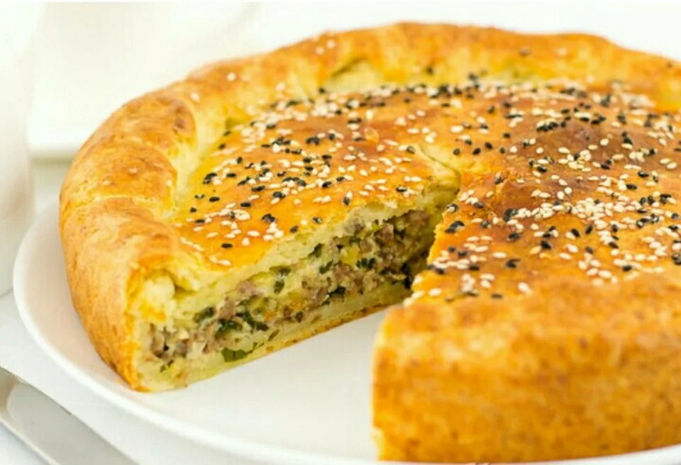 Фото из открытых источников - Грибно-овощной пирог 