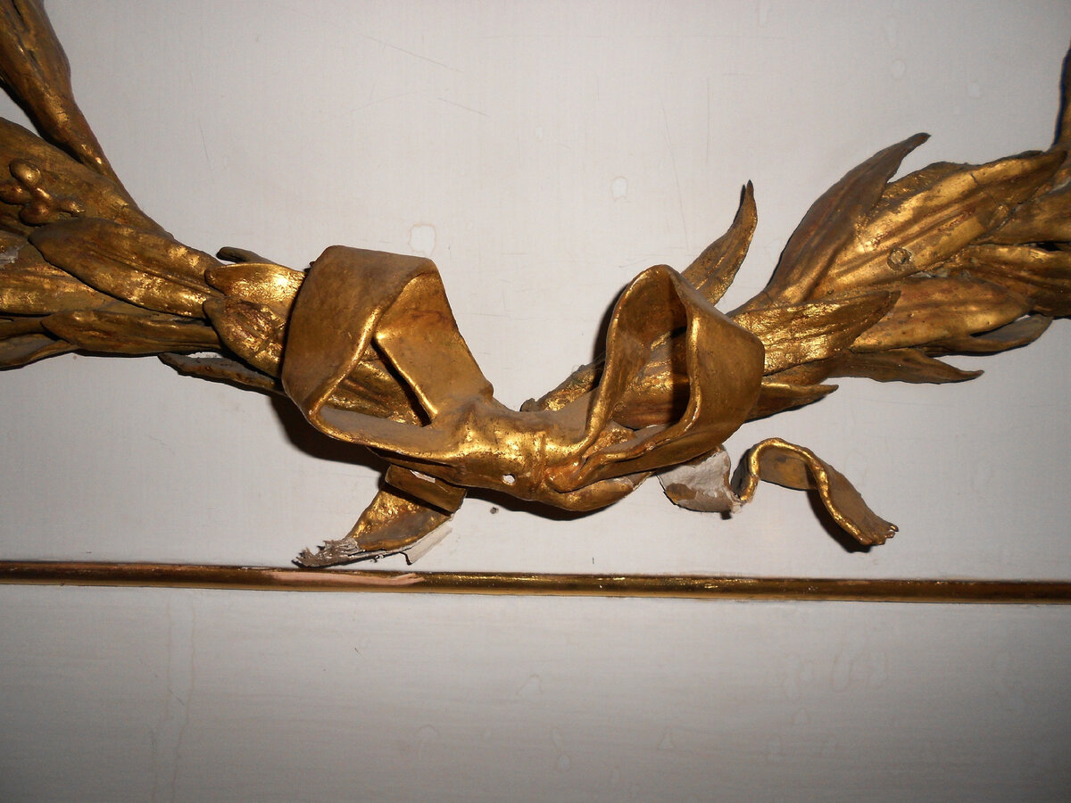 Украшение из папье маше во Дворце усадьбы Кусково