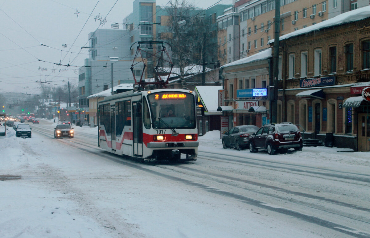 Трамвай 71-407 в Нижнем Новгороде