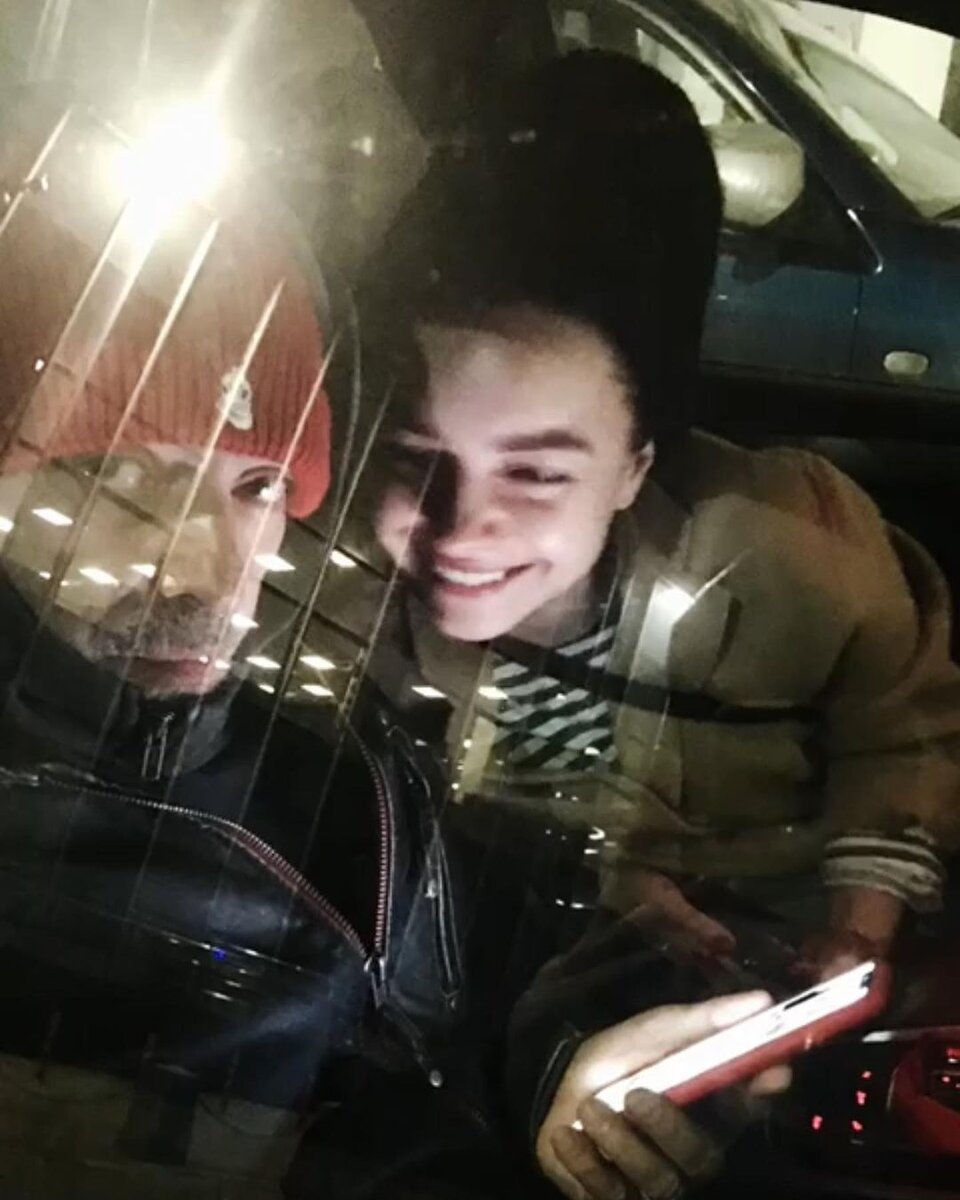 Константин Кинчев с младшей дочерью