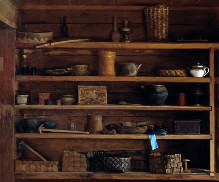 Деревенская полка. Художник Н.Ю. Анохин