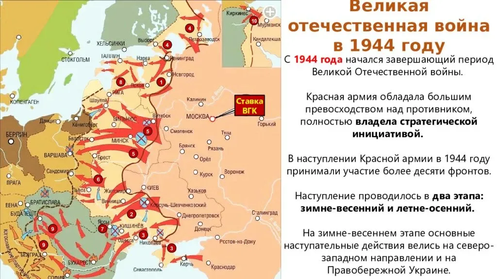 Укажите год когда произошла стратегическая операция ркка. Освобождение Европы красной армией карта. Карта 1944 года наступление красной армии Багратион. Наступление красной армии. Карта наступления красной армии в 1944.