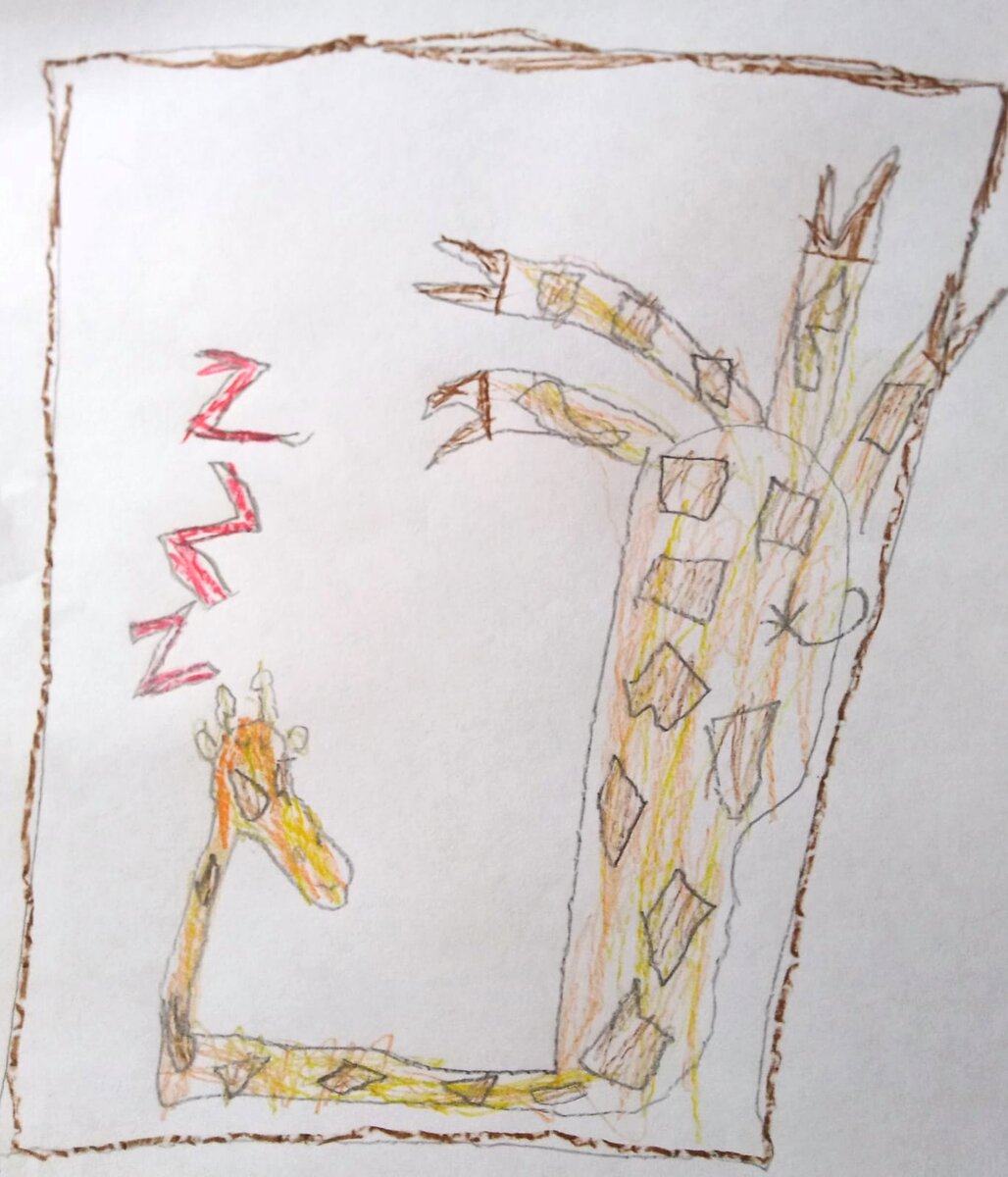 Мы с сыном думаем, что мама может спать даже вот так (узнали жирафа??)))