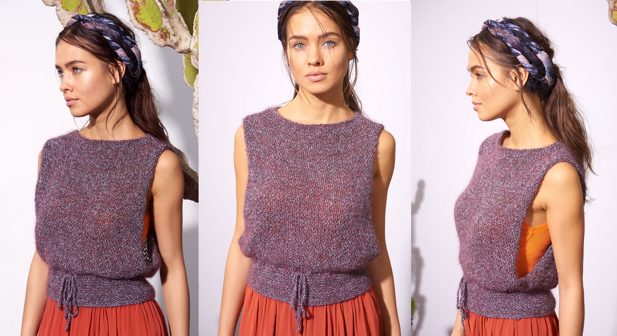 Мой коллаж из: https://www.filati.ru/lana-grossa-vjazanye-modeli/lana-grossa-model-top-svjazannyj-uzorom-so-spushhennymi-petljami-nizza-silkhair-id_16178.html