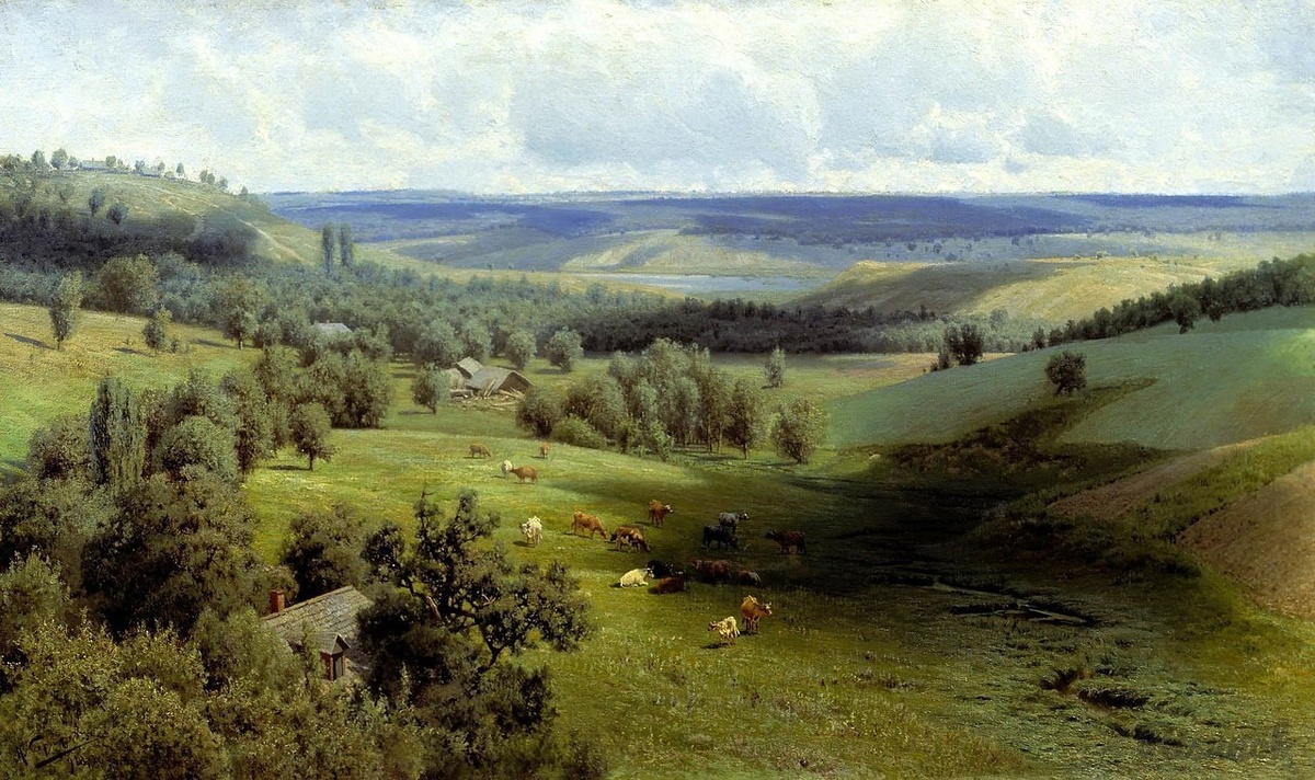 "Летний пейзаж", Сергеев Николай.