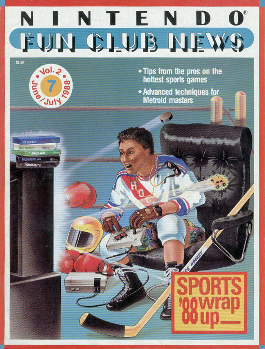 Nintendo Fun Club News - небольшая газетка издаваемая раз в два месяца американским отделением Nintendo. Первый выпуск которой дебютировал в 1987 году.-1-2
