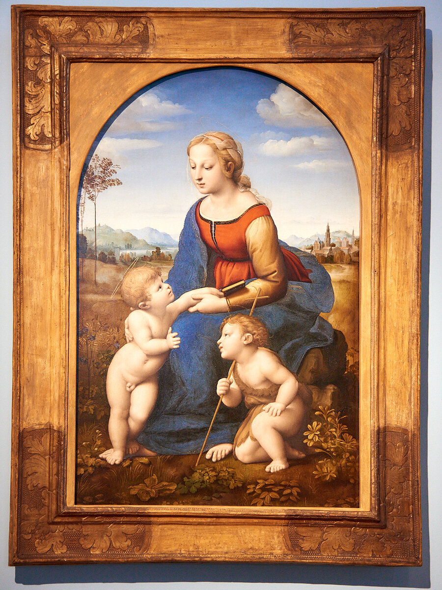 Рафаэль Санти "Прекрасная садовница", около 1507 г.