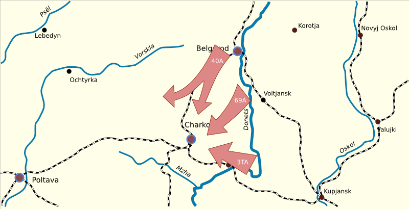 Стратегическое наступление Красной Армии на советско-германском фронте продолжалось на юге в зимой 1943 года.