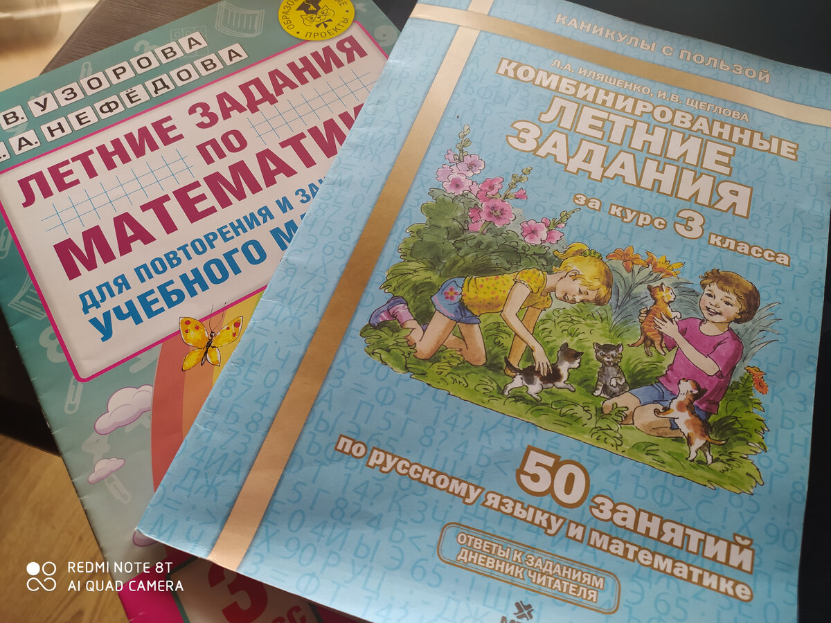 примеры летних заданий (купить можно практически везде)