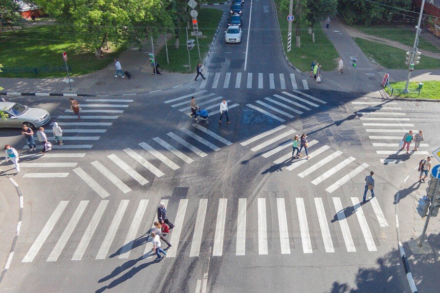 Пешеходные переходы в москве