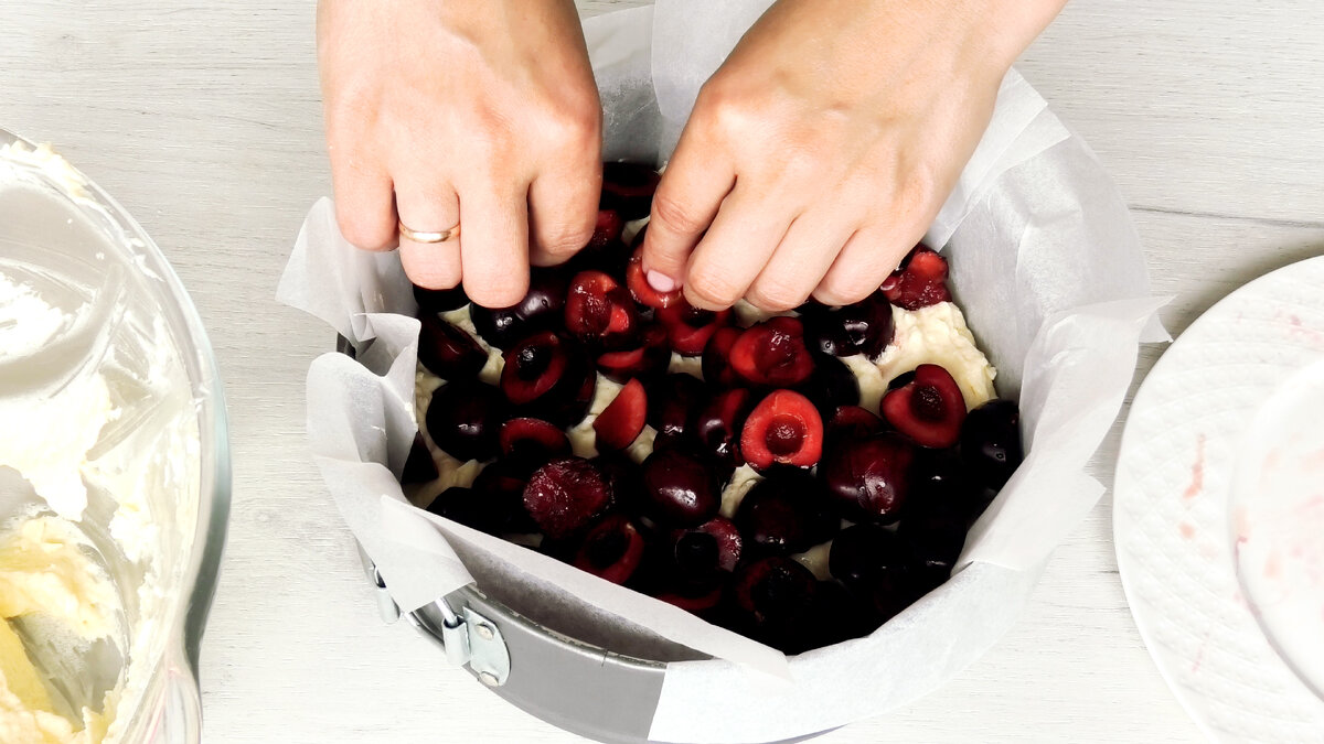 Потрясающий воздушный пирог с Кокосом🥥 и Черешней🍒 | ПРОСТОРЕЦЕПТ | Дзен